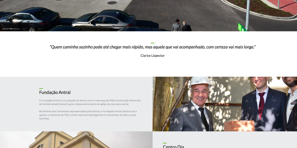 Site Fundação Antral – Já está online